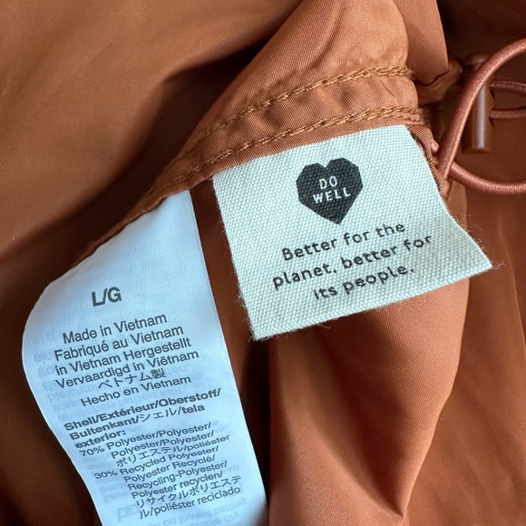 Madewell Raincheck Packable Raincoat size large - Picture 11 of 13